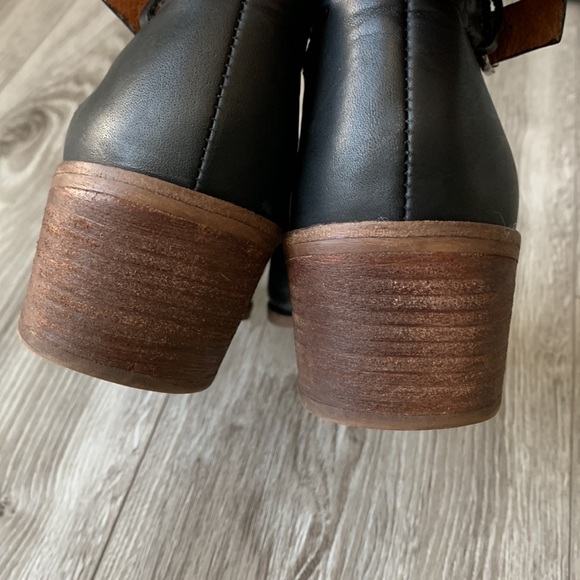 MADEWELL Pierce Peep Toe Shoe Bootie Black Size 8.5 - Picture 9 of 13